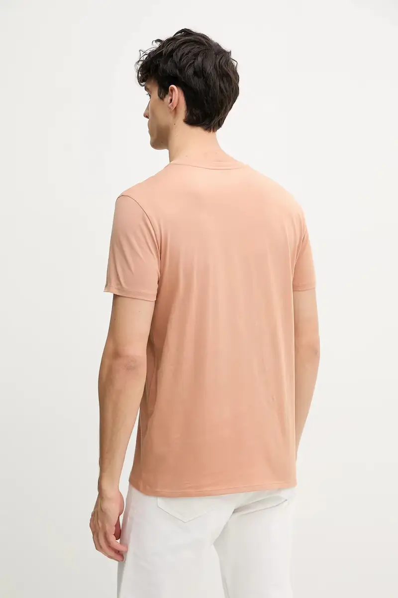 Lacoste T-shirt Uomo Arancione 3423279 miniatura 3