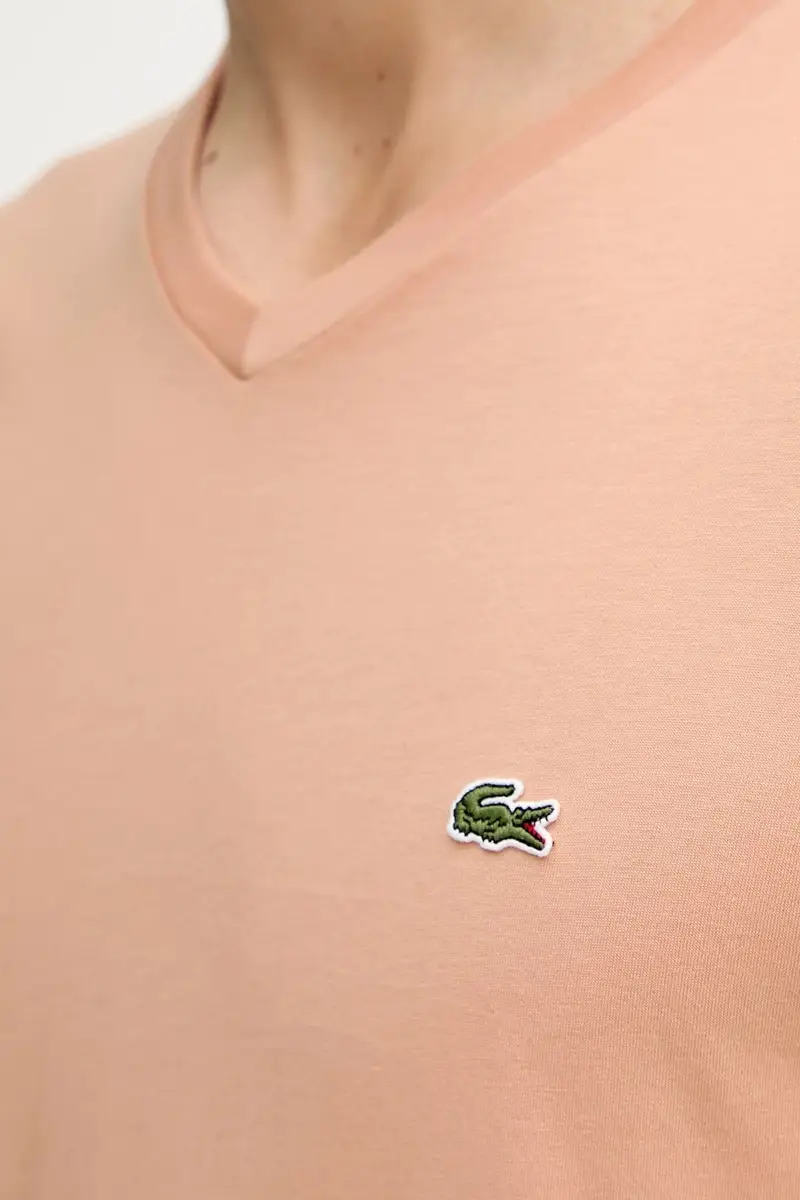 Lacoste T-shirt Uomo Arancione 3423279 miniatura 5
