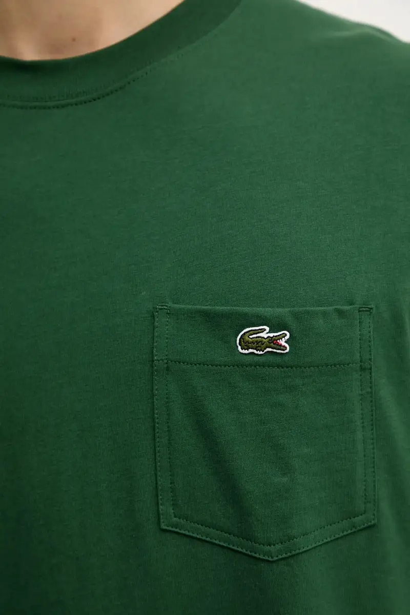 Lacoste T-shirt Uomo Verde 3427761 miniatura 5