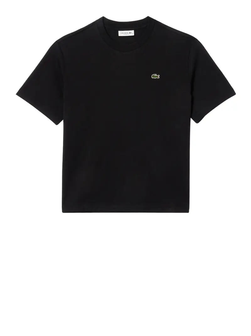 t-shirt lacoste da donna - nero