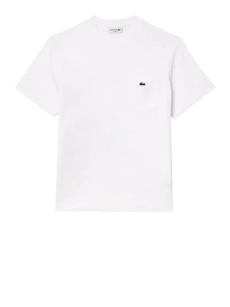 t-shirt lacoste da uomo - bianco