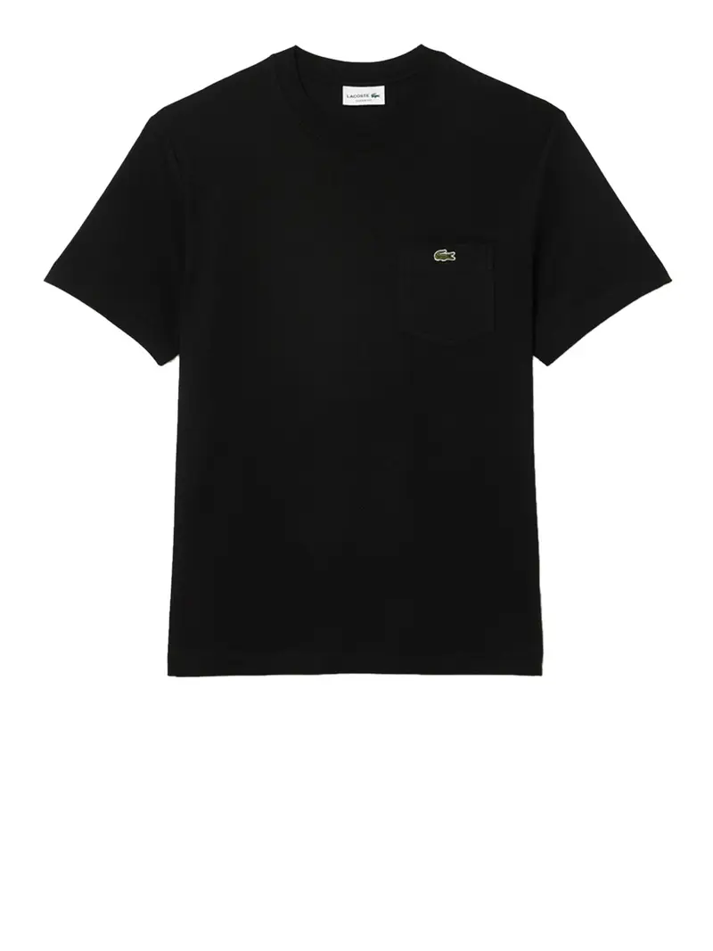 t-shirt lacoste da uomo - nero