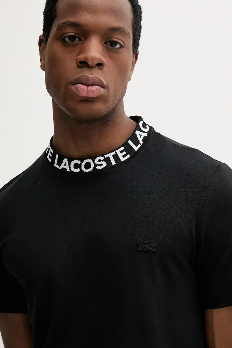 Lacoste T-shirt Nero 3981670 miniatura 4