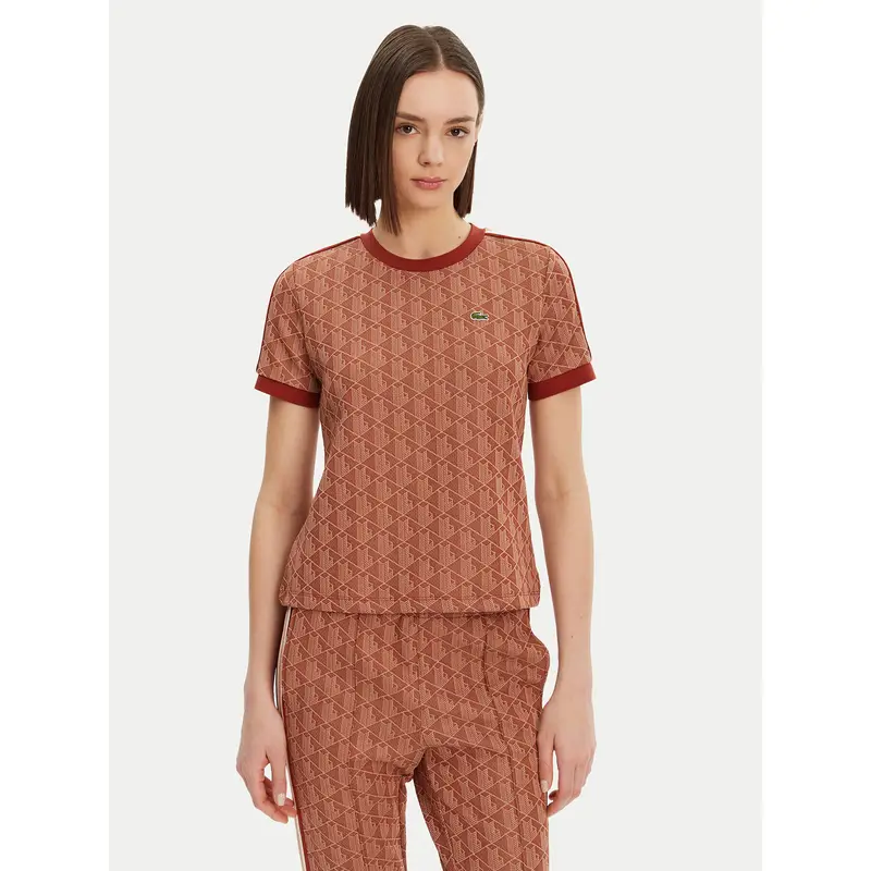 Lacoste T-shirt Arancione 3221098