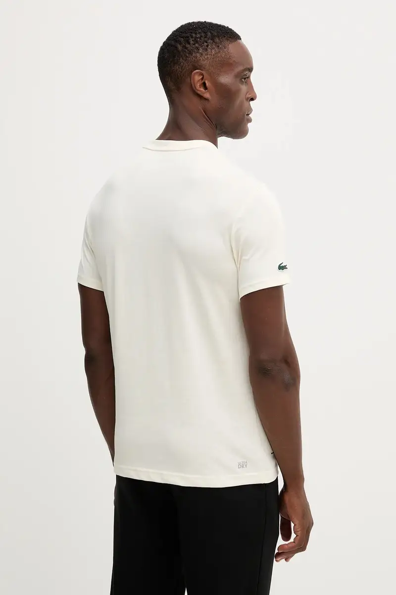 Lacoste T-shirt Uomo Beige 3423451 miniatura 3
