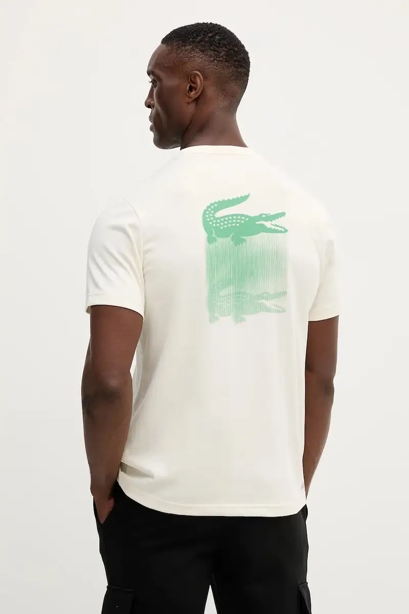 Lacoste T-shirt Uomo Beige 3423466