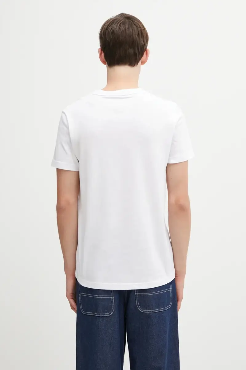 Lacoste T-shirt Uomo Bianco 3406413 miniatura 3