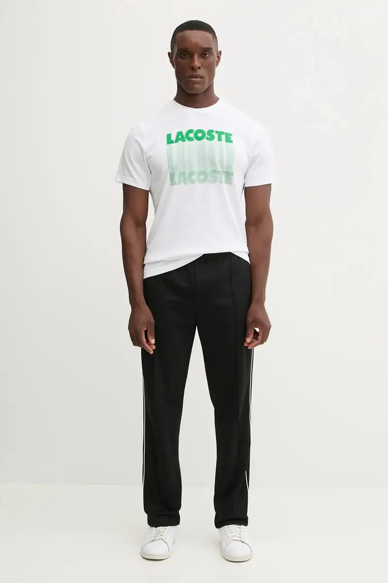 Lacoste T-shirt Uomo Bianco 3423603 miniatura 2