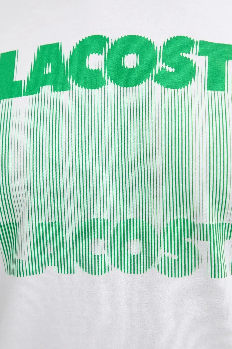 Lacoste T-shirt Uomo Bianco 3423603 miniatura 5