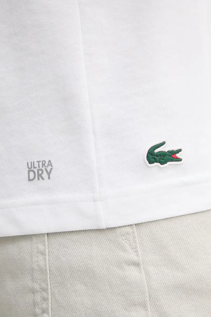 Lacoste T-shirt Uomo Bianco 3423583 miniatura 5