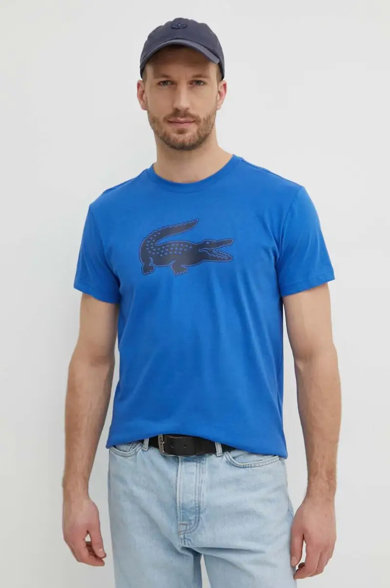 Lacoste T-shirt Uomo Blu 3423673 miniatura 2