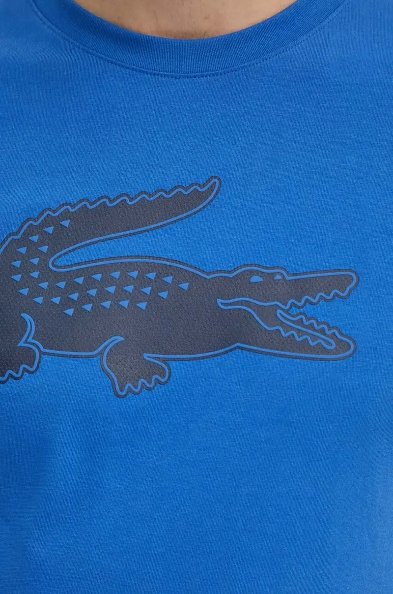 Lacoste T-shirt Uomo Blu 3423673 miniatura 5
