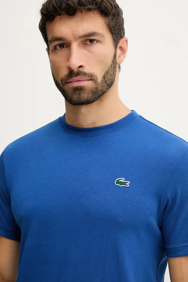 Lacoste T-shirt Uomo Blu 3423716 miniatura 4