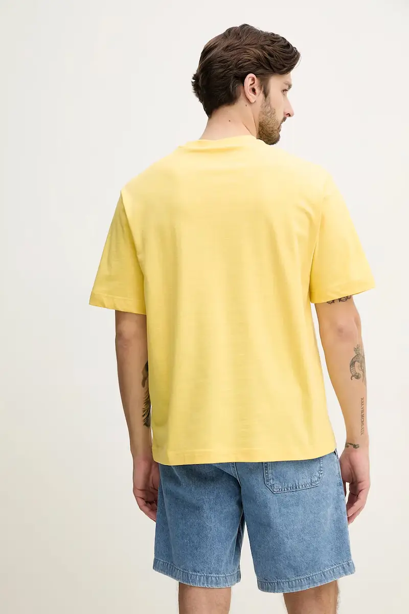 Lacoste T-shirt Uomo Giallo 2722449 miniatura 3