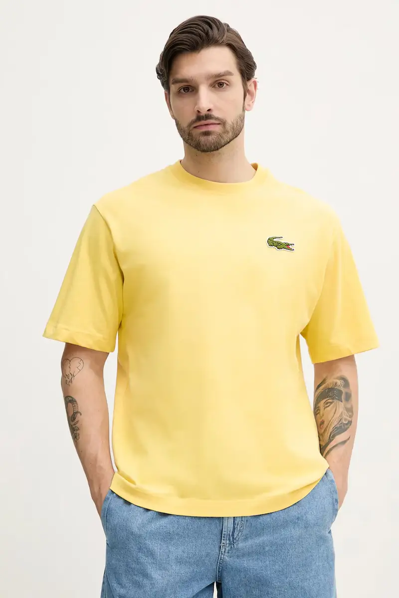 Lacoste T-shirt Uomo Giallo 2722449