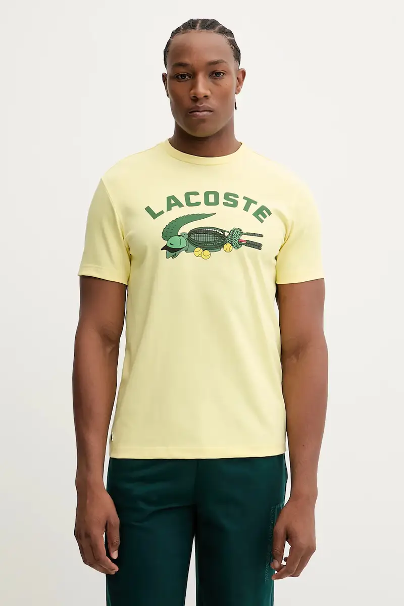 Lacoste T-shirt Uomo Giallo 3424426