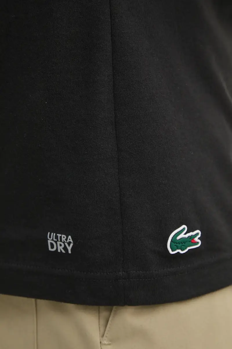 Lacoste T-shirt Uomo Nero 3426738 miniatura 5