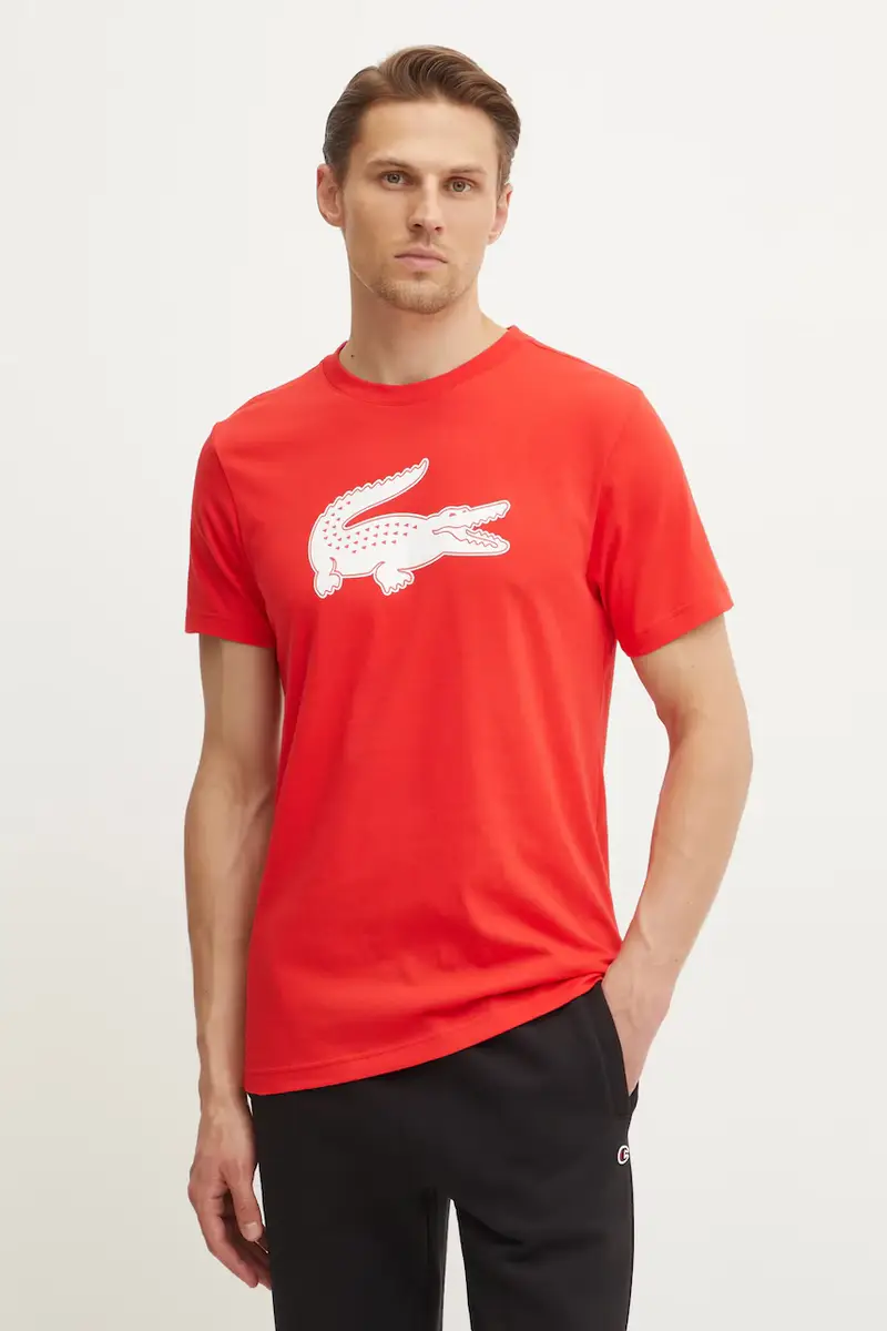 Lacoste T-shirt Uomo Rosso 3427696