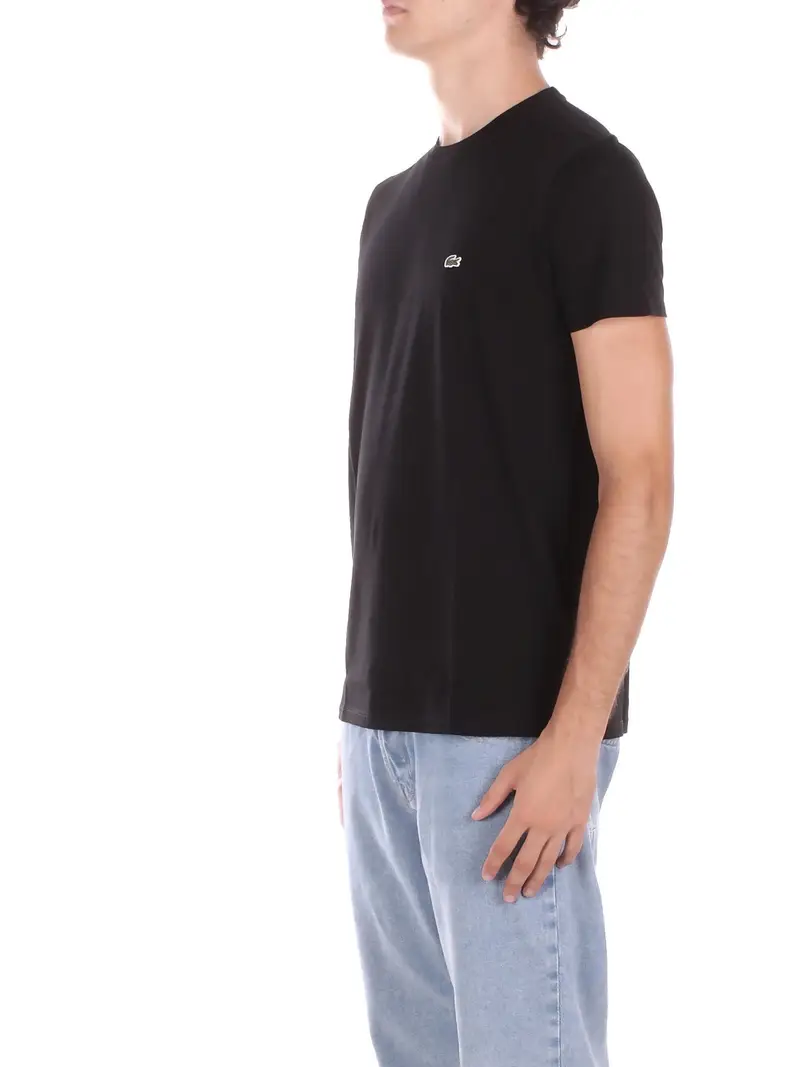 Lacoste T-shirt Uomo Nero 3413216 miniatura 2