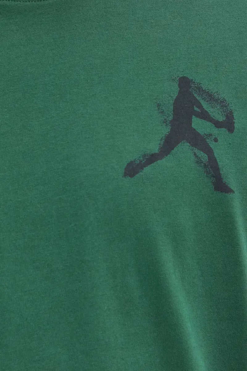 Lacoste T-shirt Verde 3973362 miniatura 5