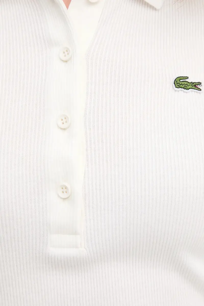 top a maniche lunghe in cotone colore beige DF5281 miniatura 5