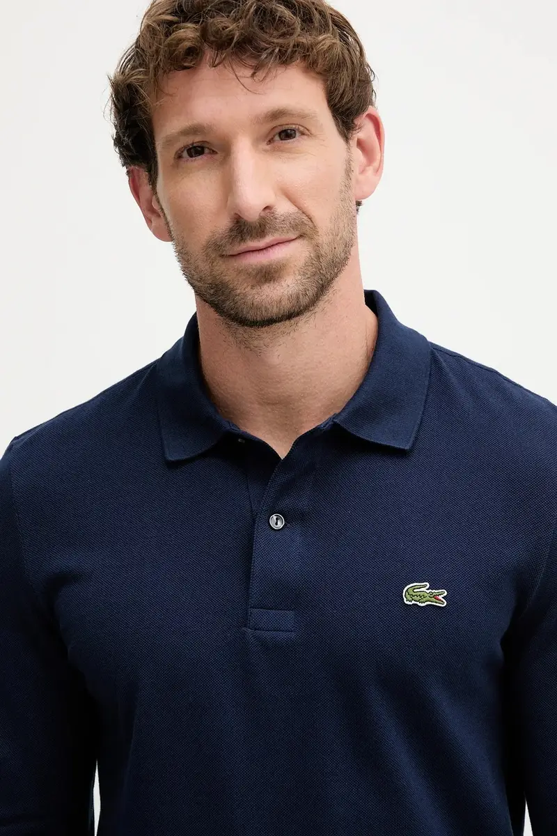 top a maniche lunghe in cotone colore verde PH4013 Blu navy miniatura 4