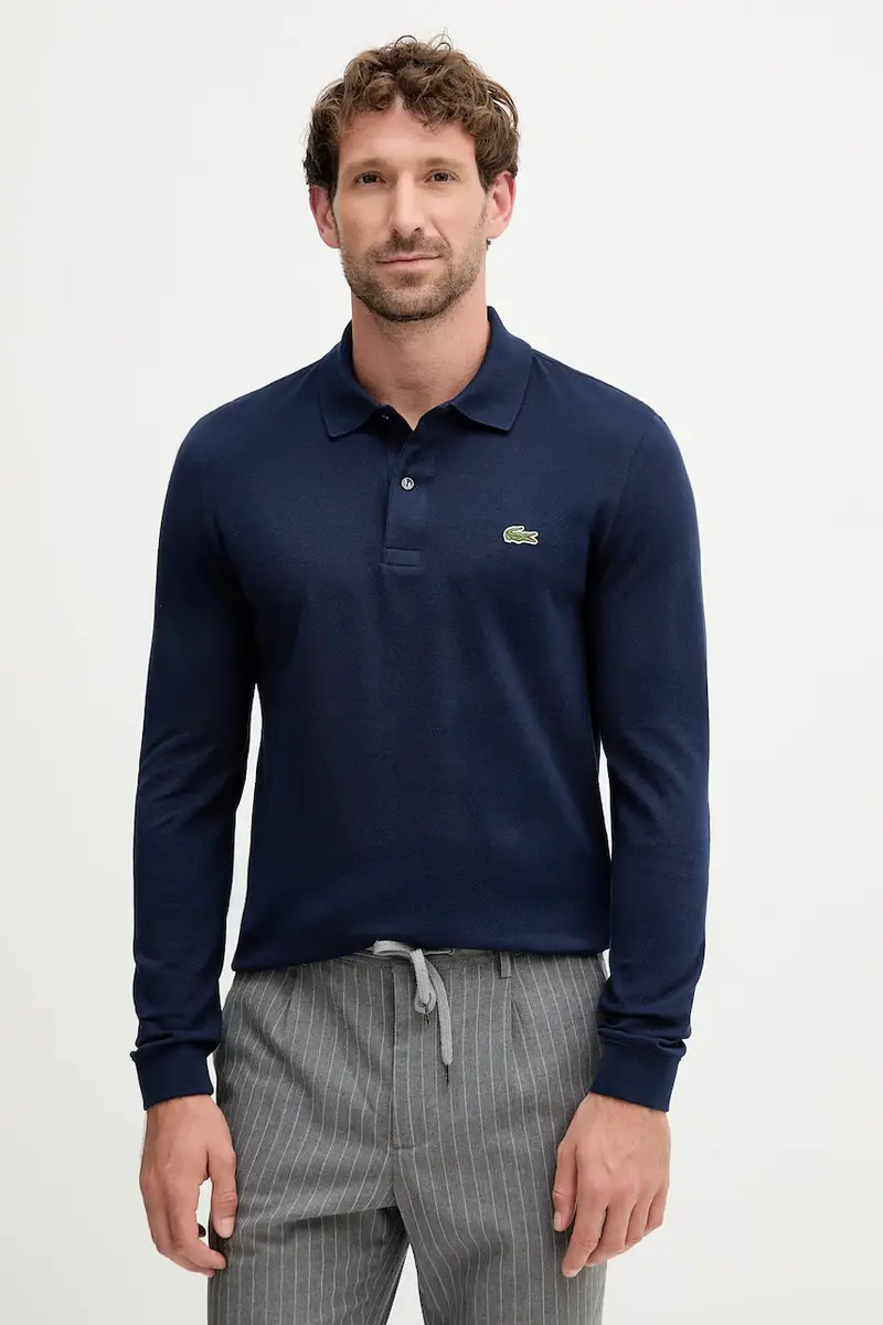 top a maniche lunghe in cotone colore verde PH4013 Blu navy
