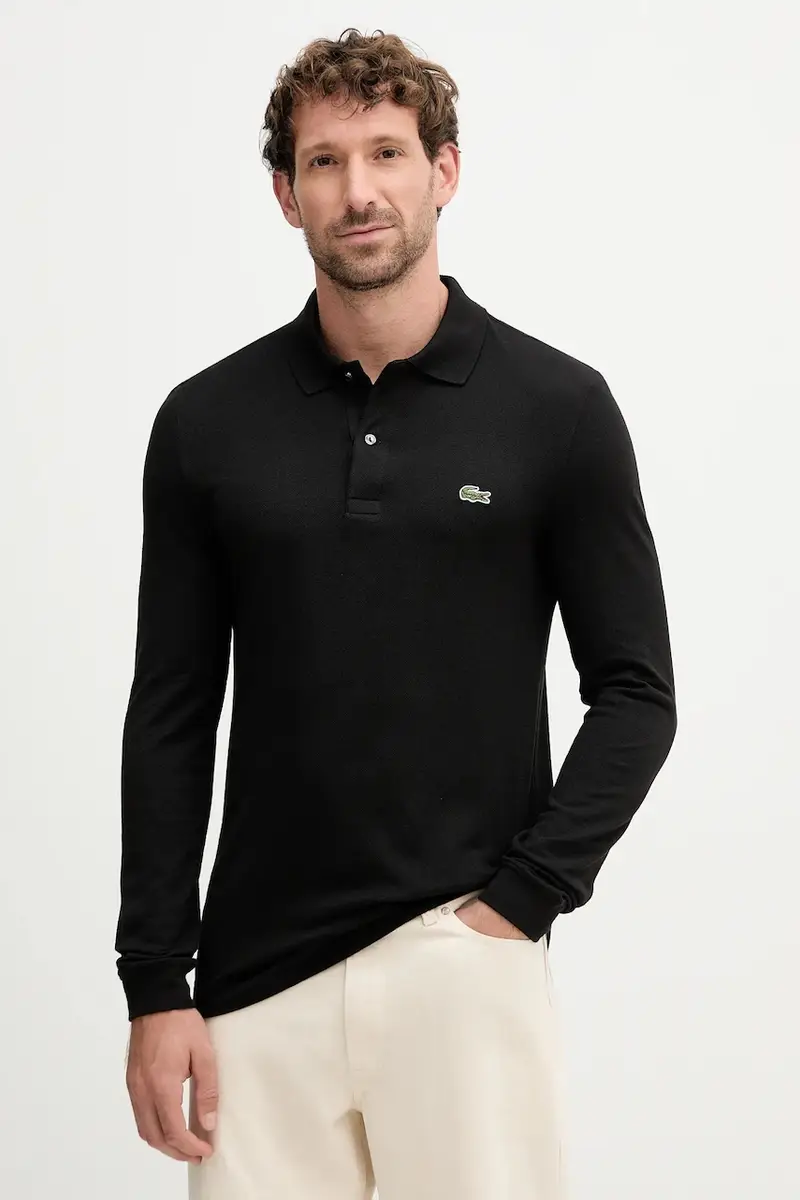 top a maniche lunghe in cotone colore verde PH4013 Nero