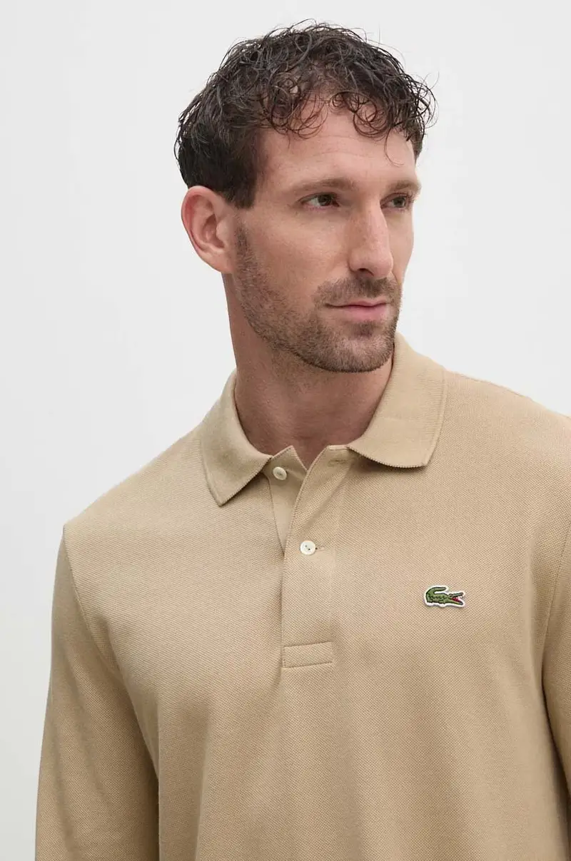 Lacoste Top Uomo Beige 3423367 miniatura 4