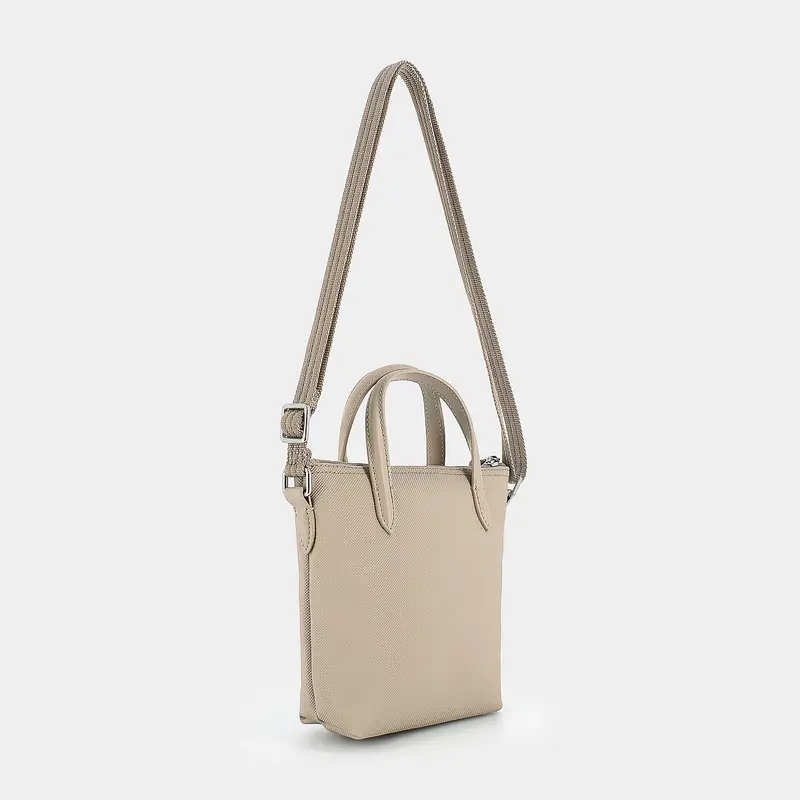 Tracolle Lacoste da Donna, beige miniatura 2