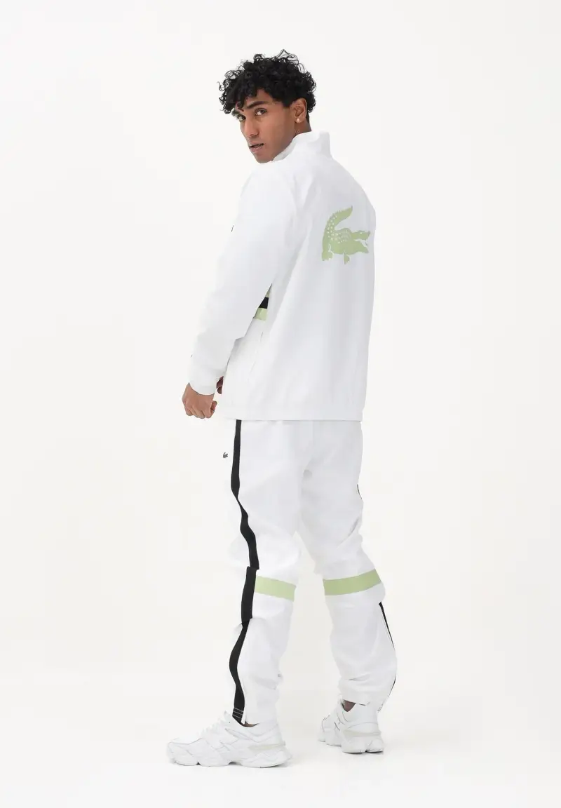 Tuta bianca da uomo con stampa miniatura 2