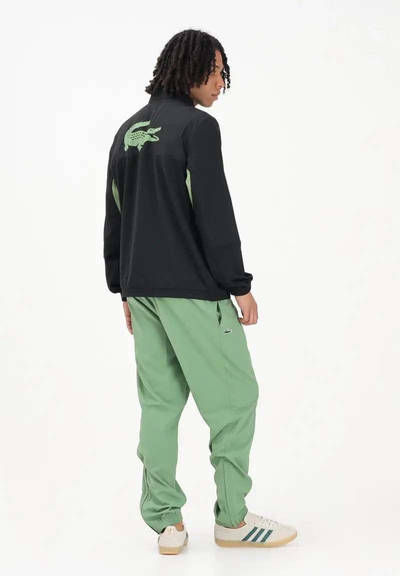 Tuta Lacoste Tennis x Daniil Medvedev nera e verde da uomo miniatura 2