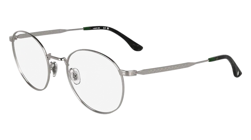 Lacoste Unisex L2308 033 Montature da vista Metallo Canna di fucile  Squadrata Normale