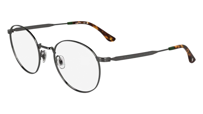 Lacoste Unisex L2308 035 Montature da vista Metallo Canna di fucile  Squadrata Normale