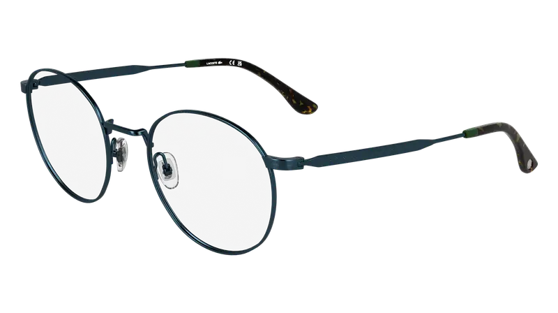 Lacoste Unisex L2308 410 Montature da vista Metallo Blu  Squadrata Normale