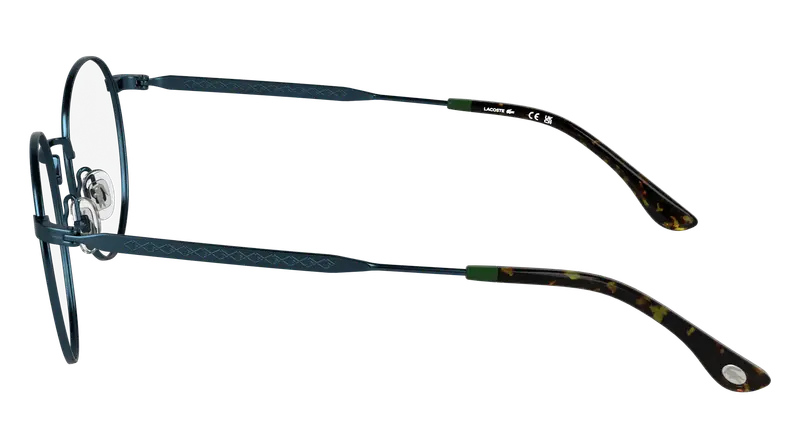 Lacoste Unisex L2308 410 Montature da vista Metallo Blu Squadrata Normale miniatura 2