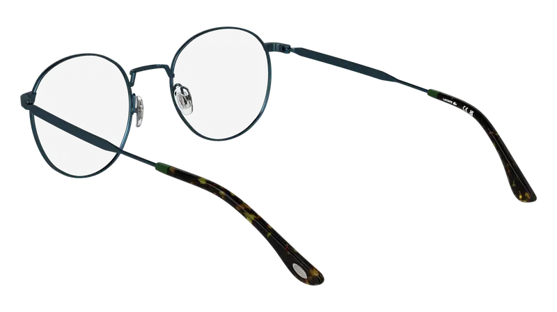 Lacoste Unisex L2308 410 Montature da vista Metallo Blu Squadrata Normale miniatura 3