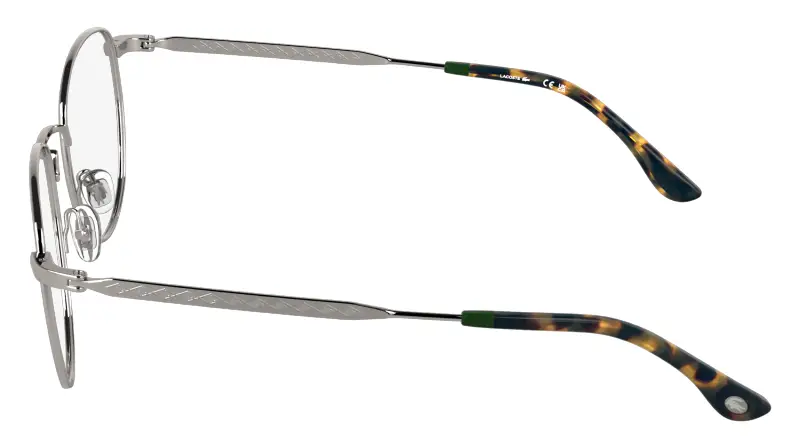 Unisex L2315 033 Montature da vista Metallo Canna di fucile Squadrata Normale miniatura 3