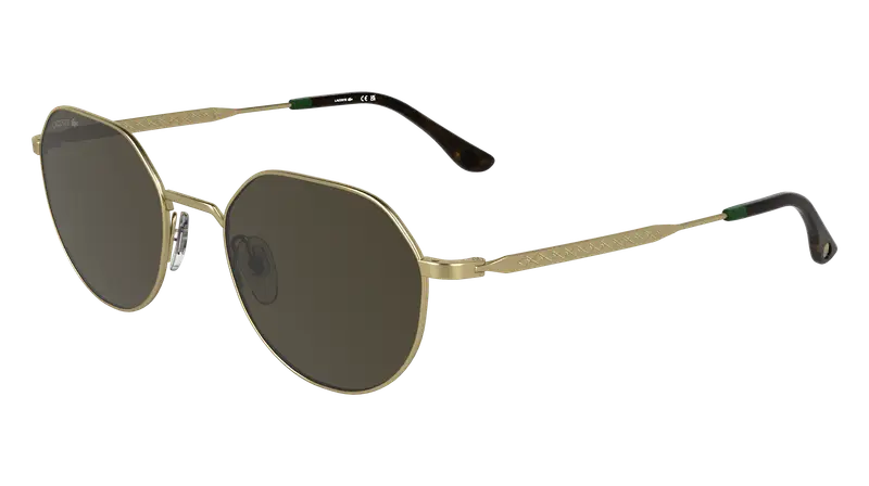Lacoste Unisex L268S 710 Occhiali da sole Metallo Oro  Squadrata Normale