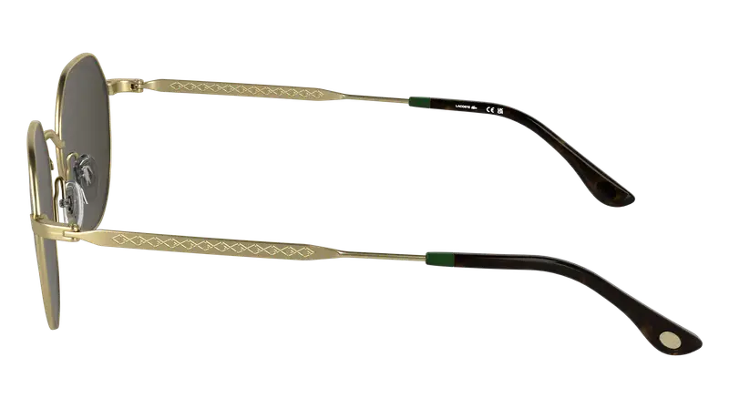 Lacoste Unisex L268S 710 Occhiali da sole Metallo Oro Squadrata Normale miniatura 2