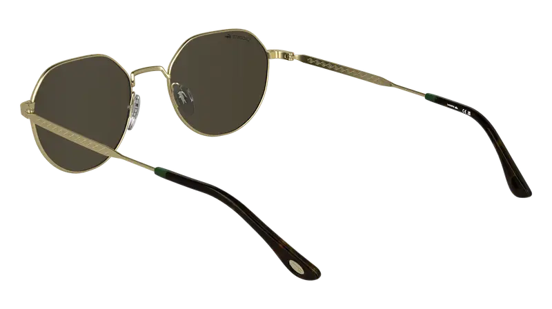 Lacoste Unisex L268S 710 Occhiali da sole Metallo Oro Squadrata Normale miniatura 3