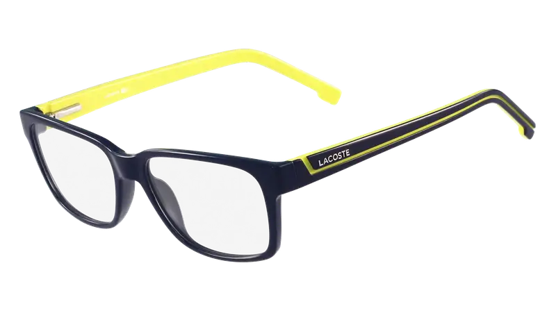 Lacoste Unisex L2692 414 Montature da vista Iniettato Blu  Squadrata Normale Fotocromatiche