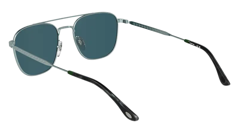 Lacoste Unisex L269S 046 Occhiali da sole Metallo Blu Squadrata Normale miniatura 3