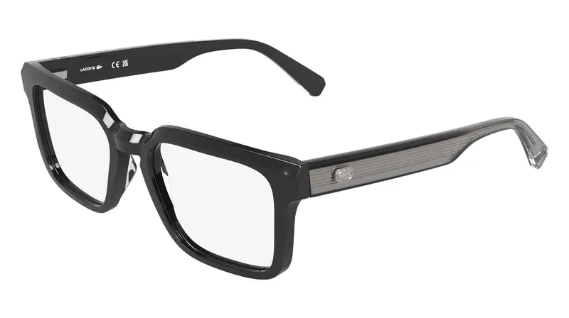 Unisex L4003 001 Montature da vista Acetato Nero Squadrata Normale