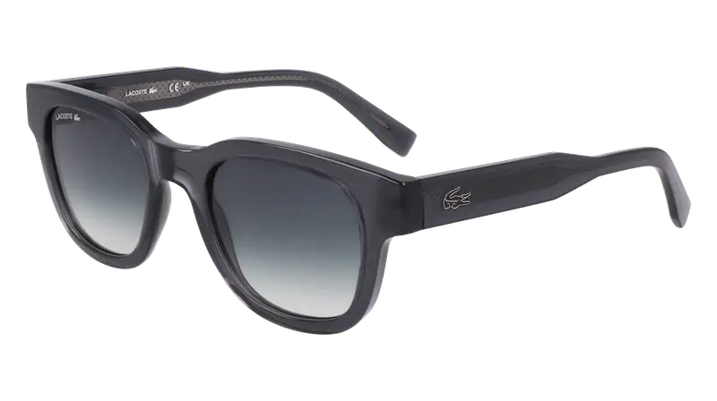 Lacoste Unisex L6023S 035 Occhiali da sole Bio-iniettato Grigio Rotonda Normale Normale