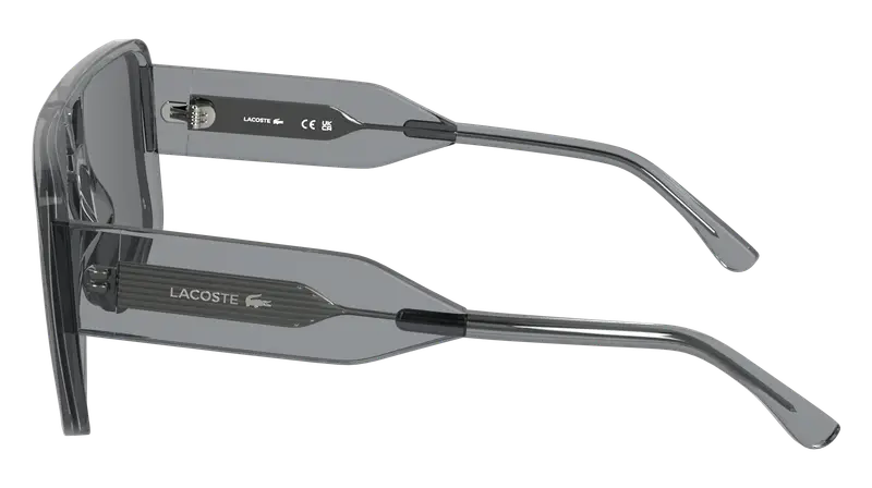 Lacoste Unisex L6056S 035 Occhiali da sole Acetato Grigio Grigio Squadrata Normale miniatura 2