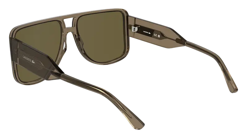 Lacoste Unisex L6056S 210 Occhiali da sole Acetato Marrone Marrone Squadrata Normale miniatura 3