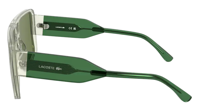 Lacoste Unisex L6056S 315 Occhiali da sole Acetato Verde Squadrata Normale miniatura 2