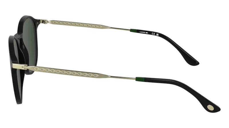 Lacoste Unisex L6061S 001 Occhiali da sole Bio-iniettato Nero Squadrata Normale miniatura 2