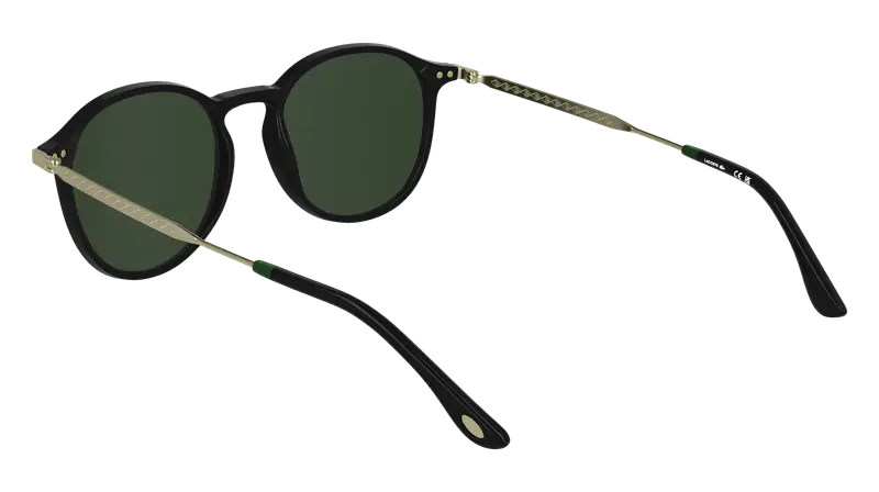 Lacoste Unisex L6061S 001 Occhiali da sole Bio-iniettato Nero Squadrata Normale miniatura 3